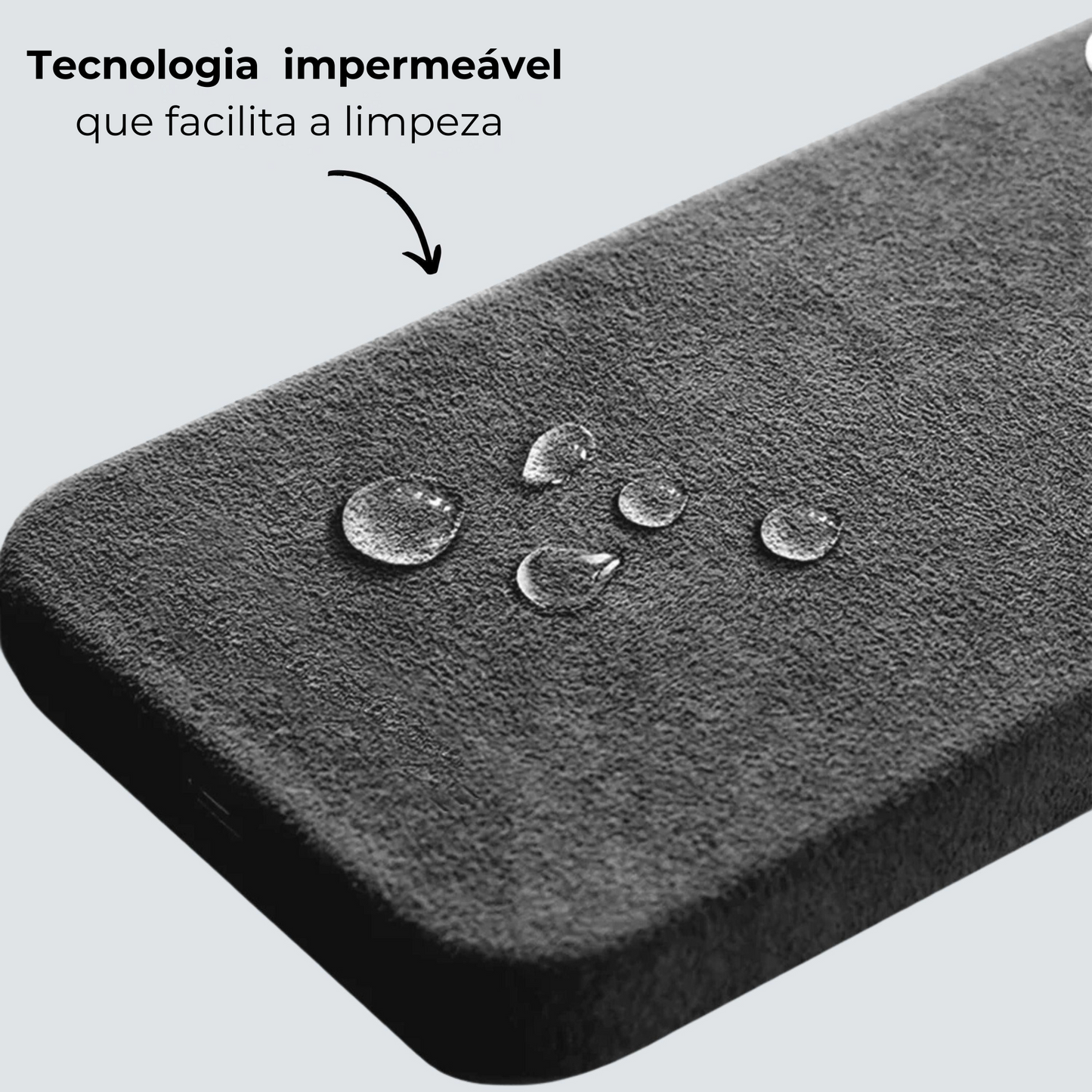 iPhone Alcantara Case - Space Grey