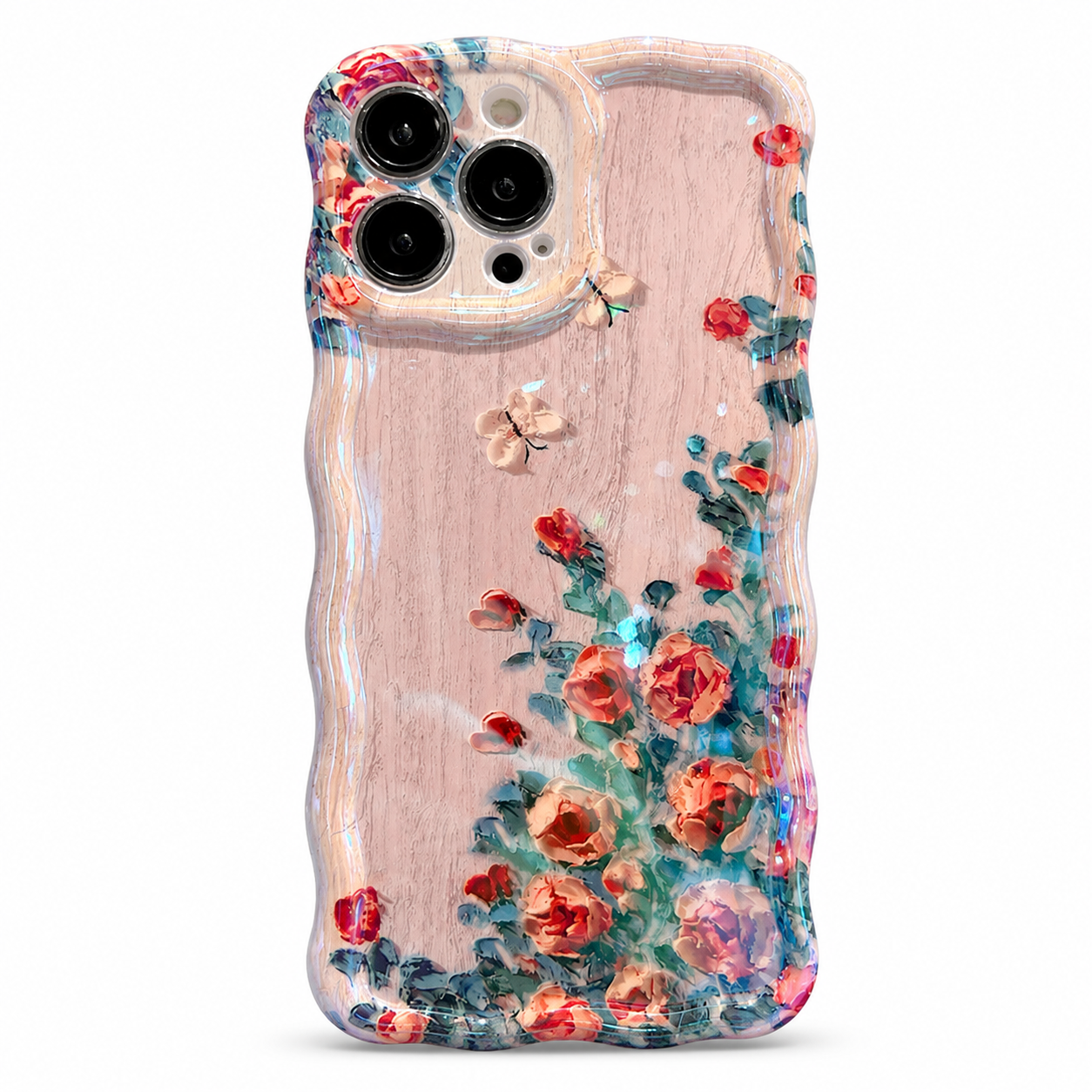 iPhone Retro Floral Oil Painting Case