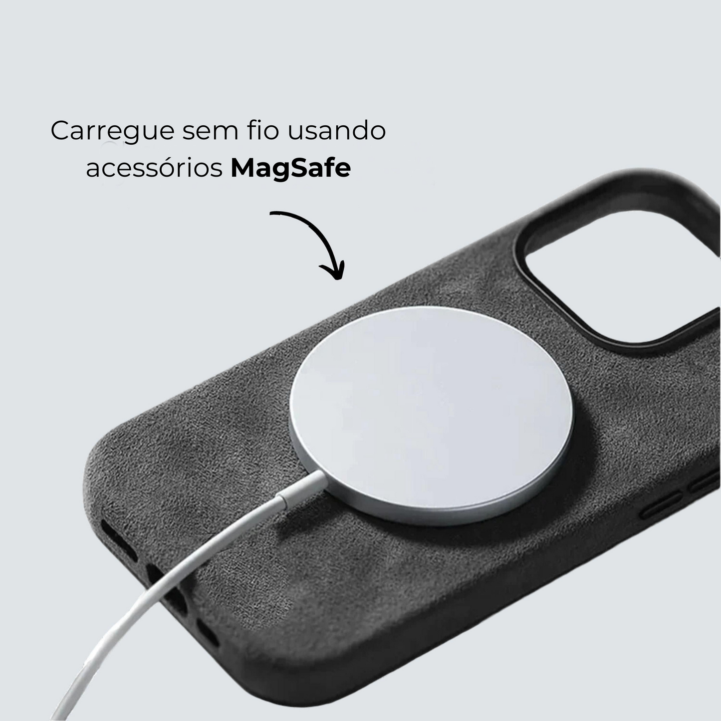 iPhone Alcantara Case - Space Grey