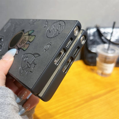 Premium Laser Astronaut Leather Case for Samsung, Reinforced Protection and Unique Style