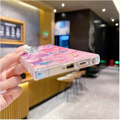 Samsung Retro Floral Oil Painting Case