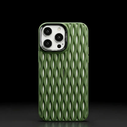 iPhone AeroWave Case: Wave-Textured Protection, Silky Touch, Scratch-Resistant, Perfect Fit