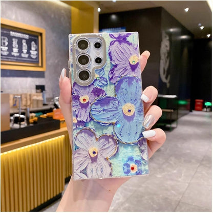 Samsung Retro Floral Oil Painting Case