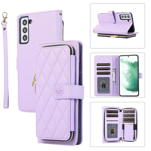 Crossbody Wallet Case for Samsung Galaxy A14/A34/A54 with Strap