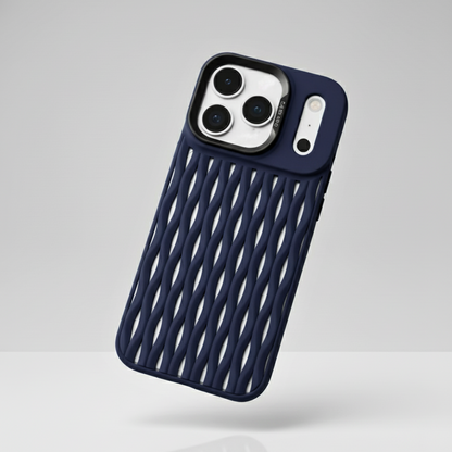 iPhone AeroWave Case: Wave-Textured Protection, Silky Touch, Scratch-Resistant, Perfect Fit