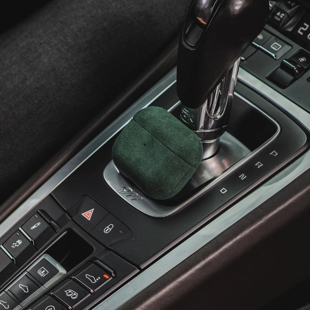 AirPods Alcantara Case - Midnight Green