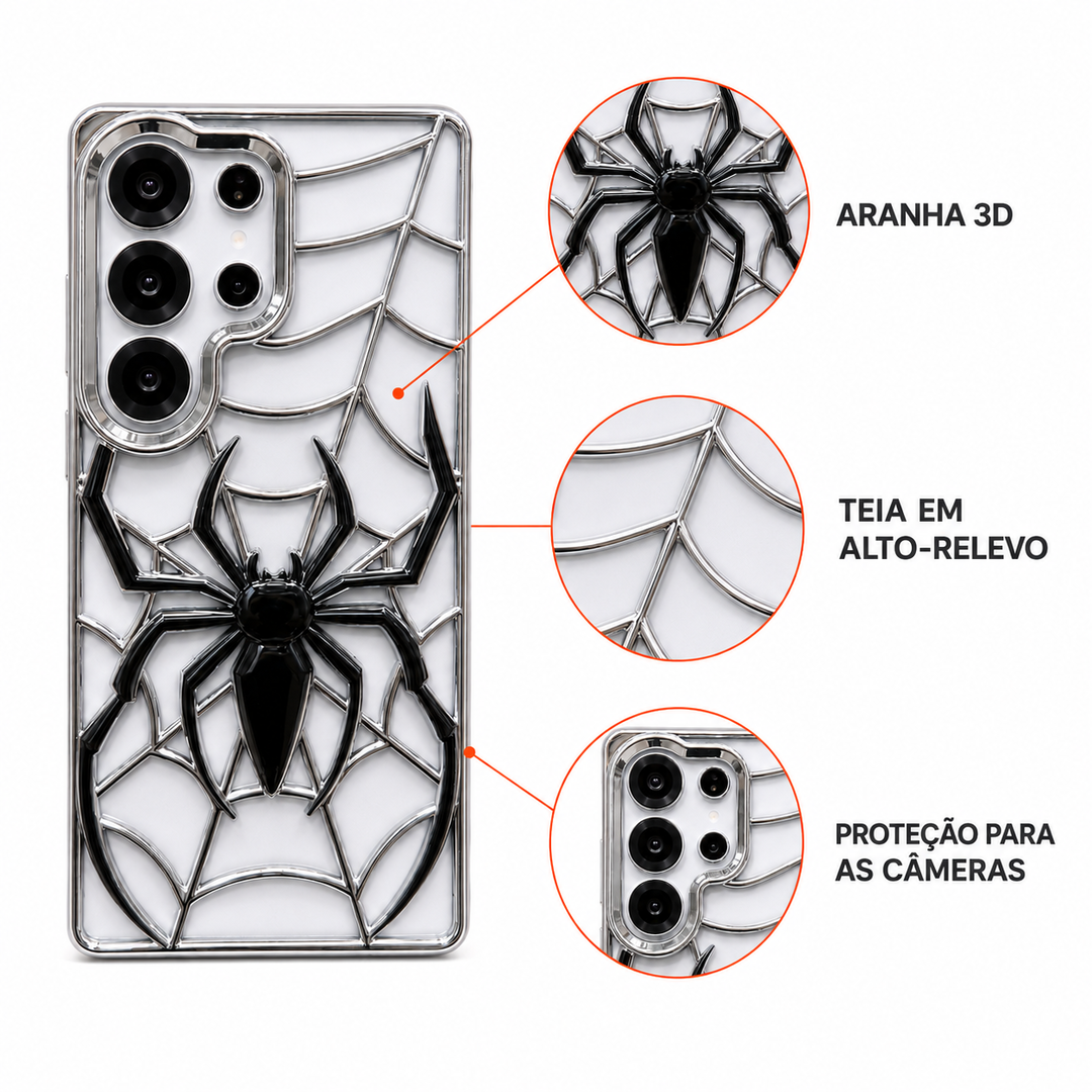 Samsung Spider Chrome 3D Case