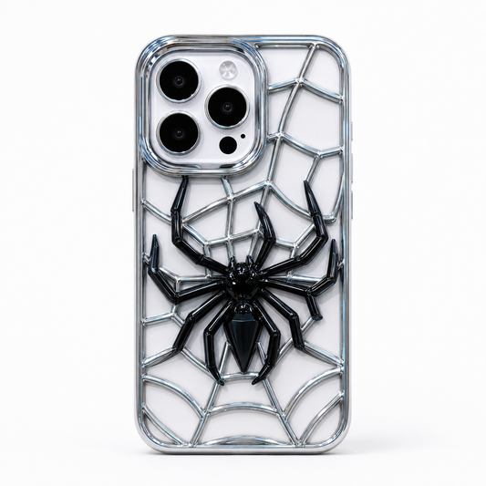 iPhone Spider Chrome 3D Case