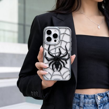 iPhone Spider Chrome 3D Case