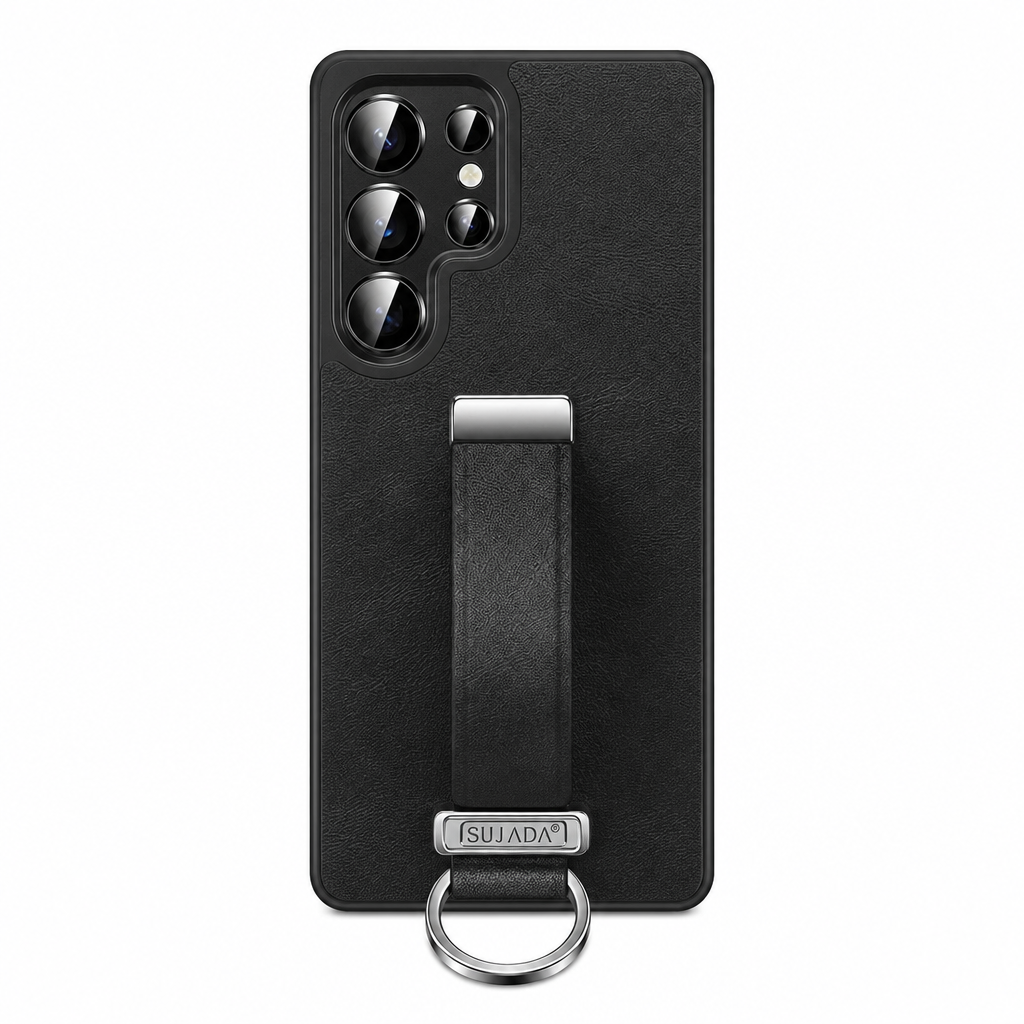 Samsung Leather Case with Strap and Stand