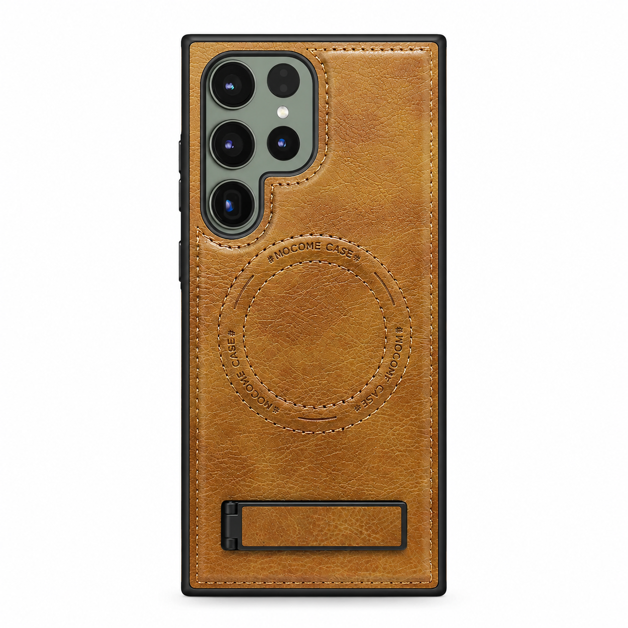 Samsung Leather Case with Stand and Wireless Charging