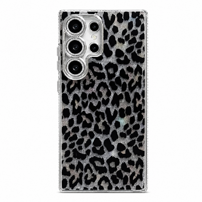 Samsung Leopard Case with Elegant Crystal Chain