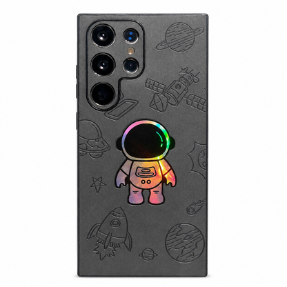 Samsung Premium Laser Astronaut Leather Case