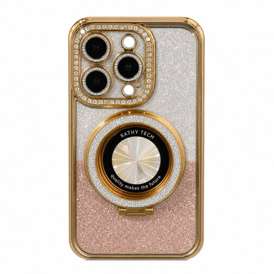 iPhone Glitter Diamond Case Gold