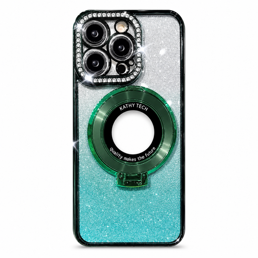 iPhone Glitter Diamond Case Green