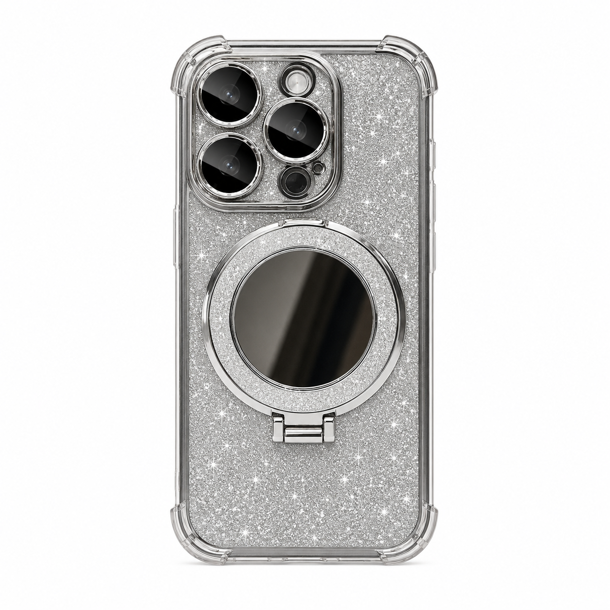 iPhone Glitter Diamond Case with Mirror