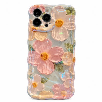 iPhone Retro Floral Oil Painting Case