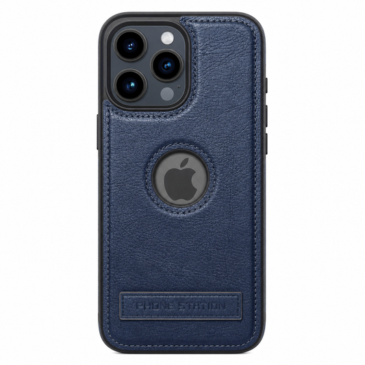 iPhone Leather Logo Highlight Case