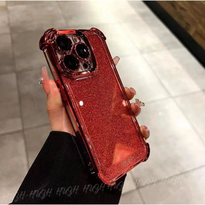 iPhone Glitter Case with Camera & Corner Protection