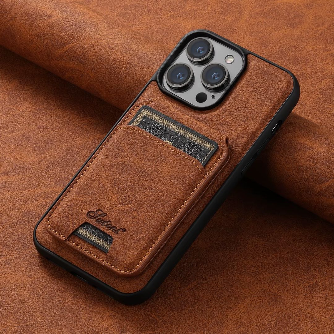 iPhone Leather Wallet Case