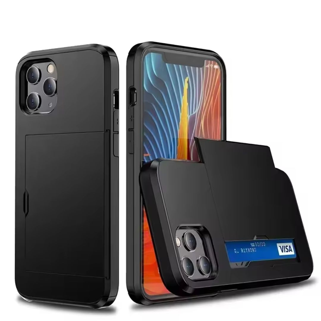 iPhone Heavy-Duty Case with Card Holder