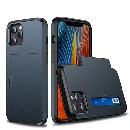 iPhone Heavy-Duty Case with Card Holder