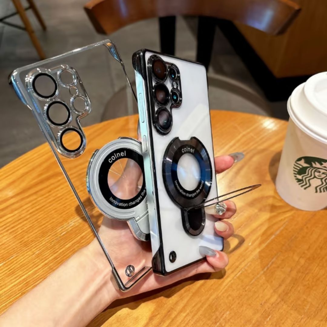 Samsung Clear Frameless Case with Stand