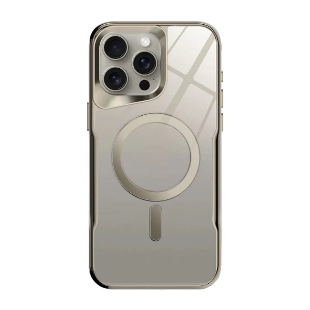 iPhone Clear Magnetic Case with Reinforced Protection