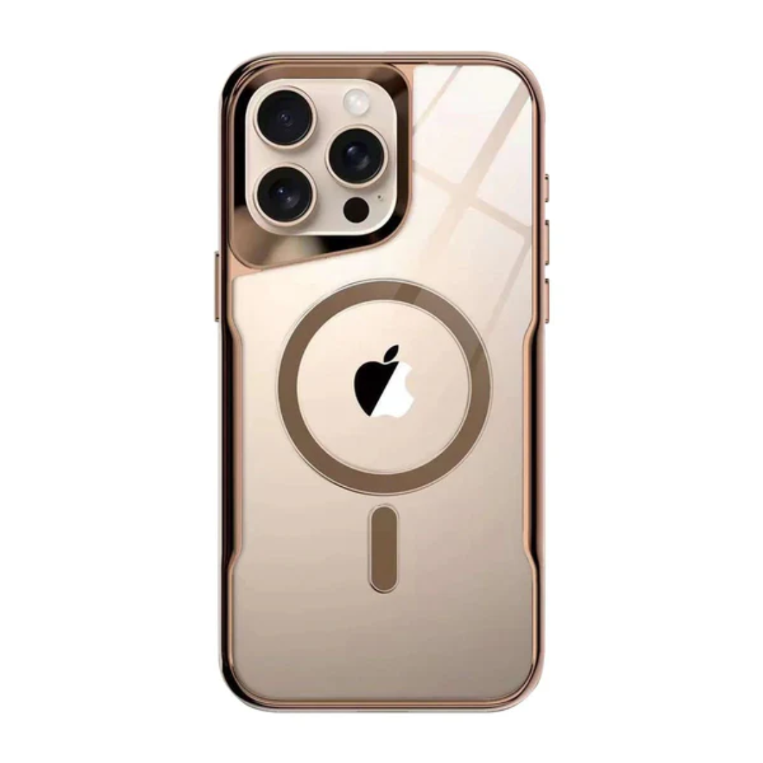 iPhone Clear Magnetic Case with Reinforced Protection