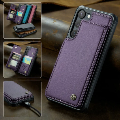 Samsung Premium Leather RFID Anti-Theft Case (A Series)