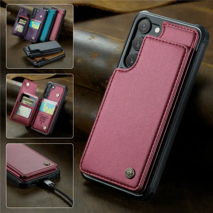 Samsung Premium Leather RFID Anti-Theft Case (A Series)