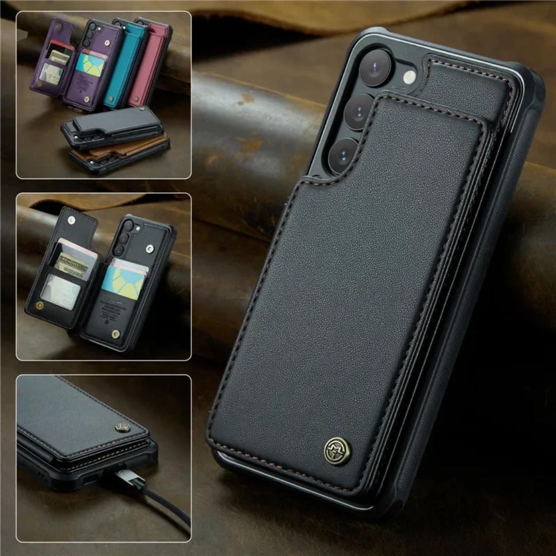 Samsung Premium Leather RFID Anti-Theft Case (A Series)
