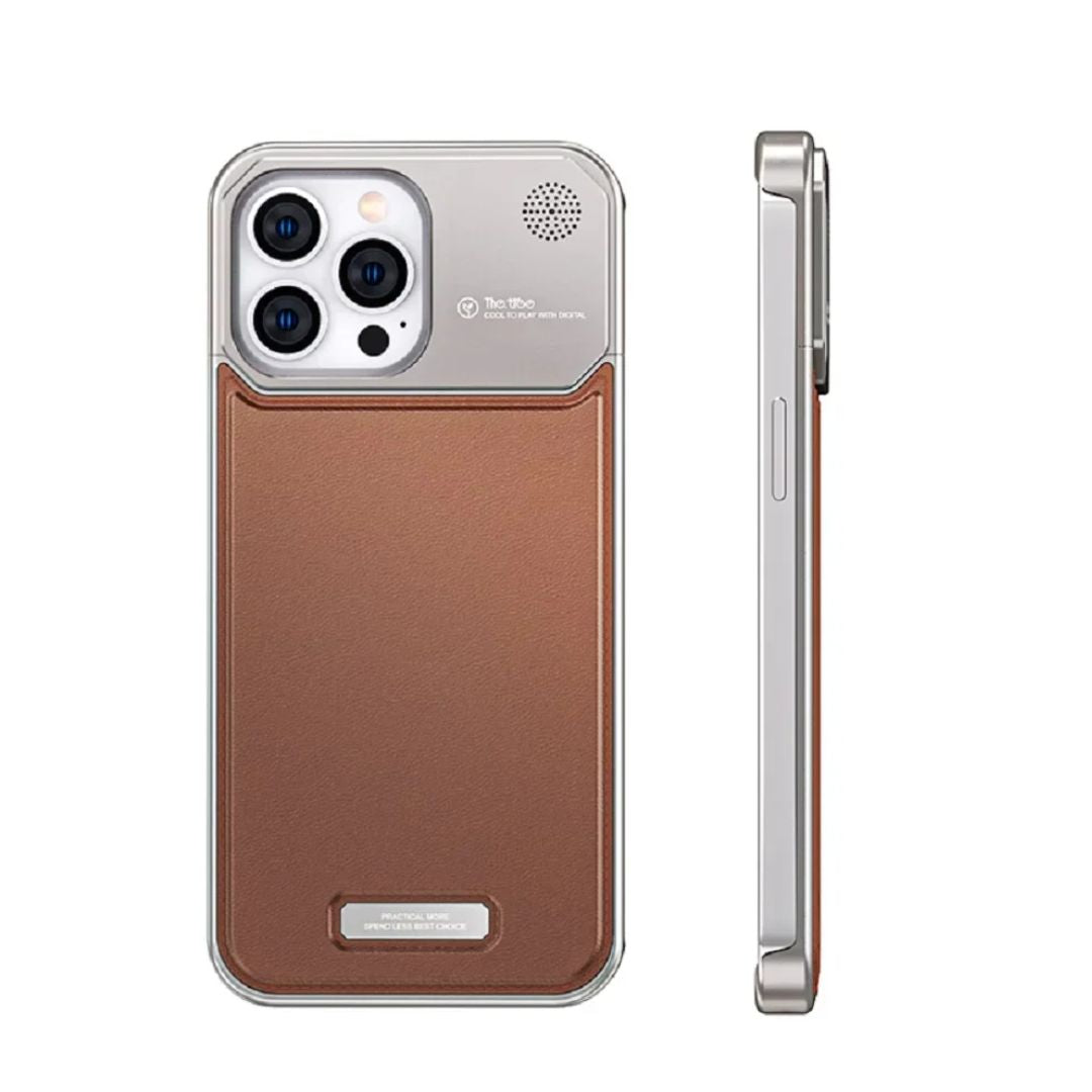 iPhone Aluminium and Leather Case - Slim and Light