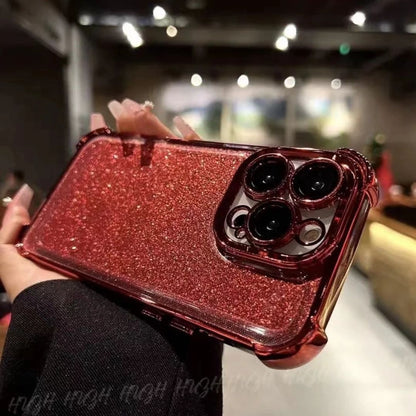 iPhone Glitter Case with Camera & Corner Protection