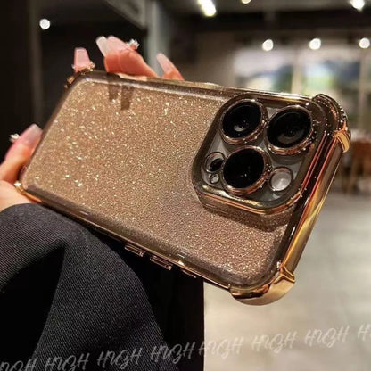 iPhone Glitter Case with Camera & Corner Protection