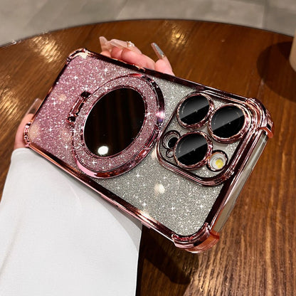 iPhone Glitter Diamond Case with Mirror