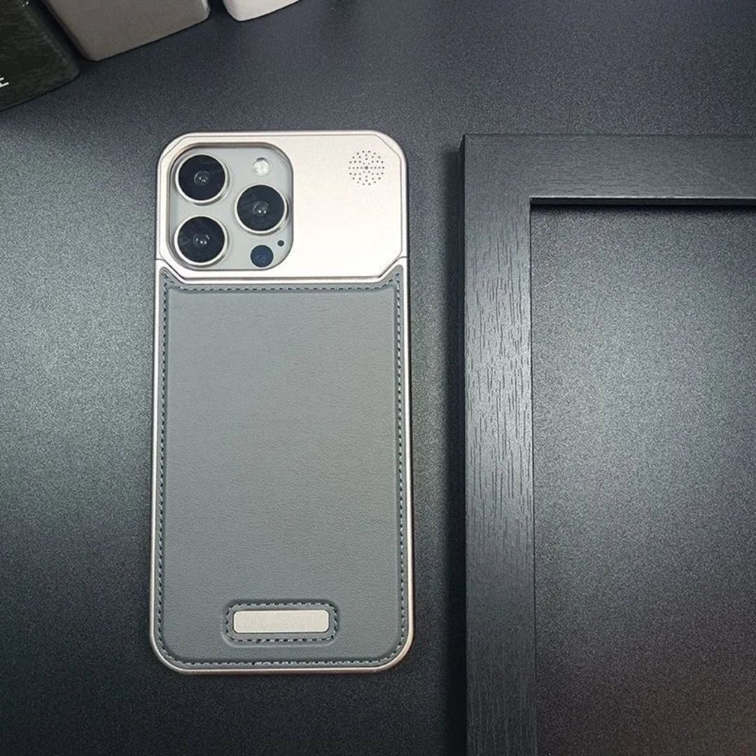 iPhone Aluminium and Leather Case - Slim and Light