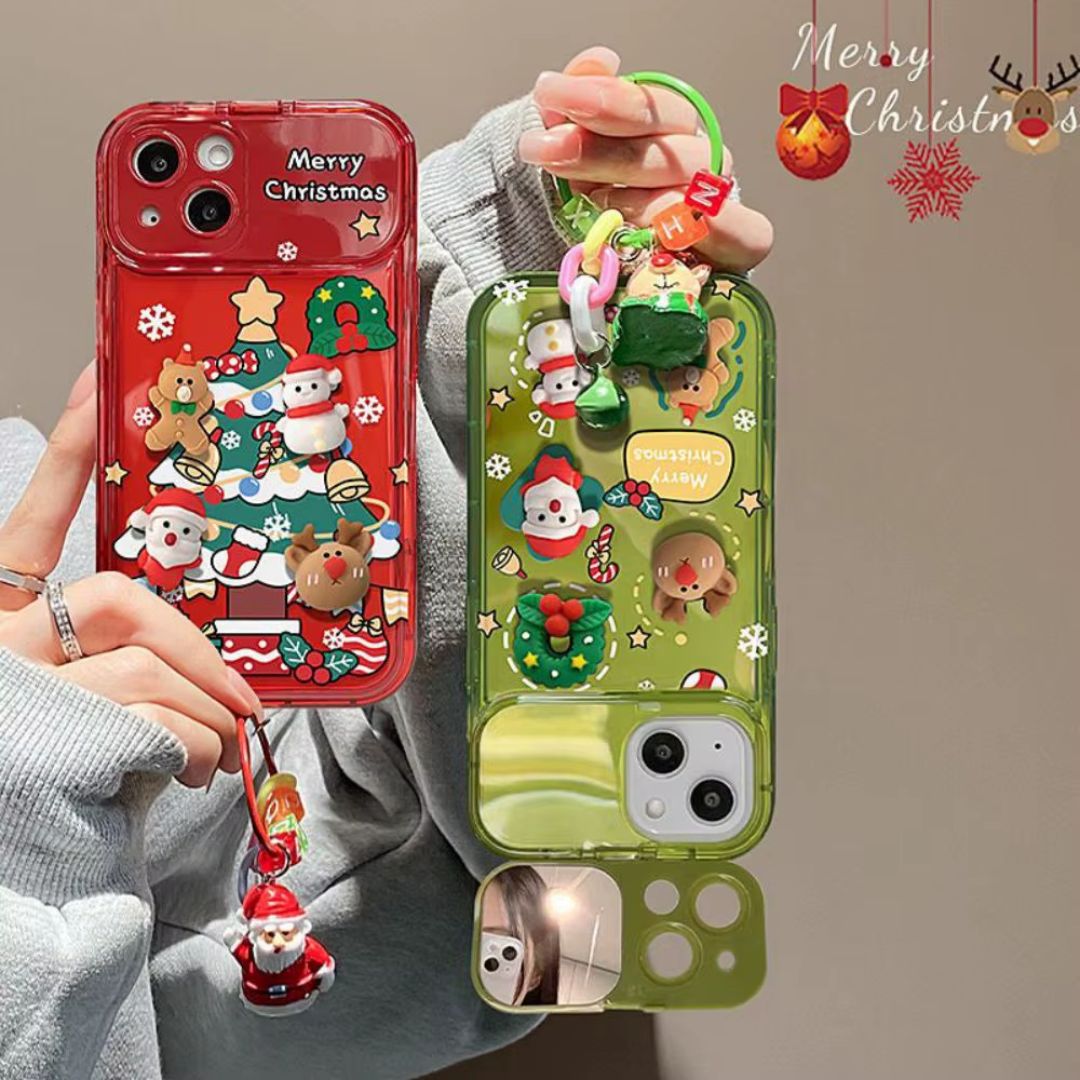 iPhone Christmas Case with Strap