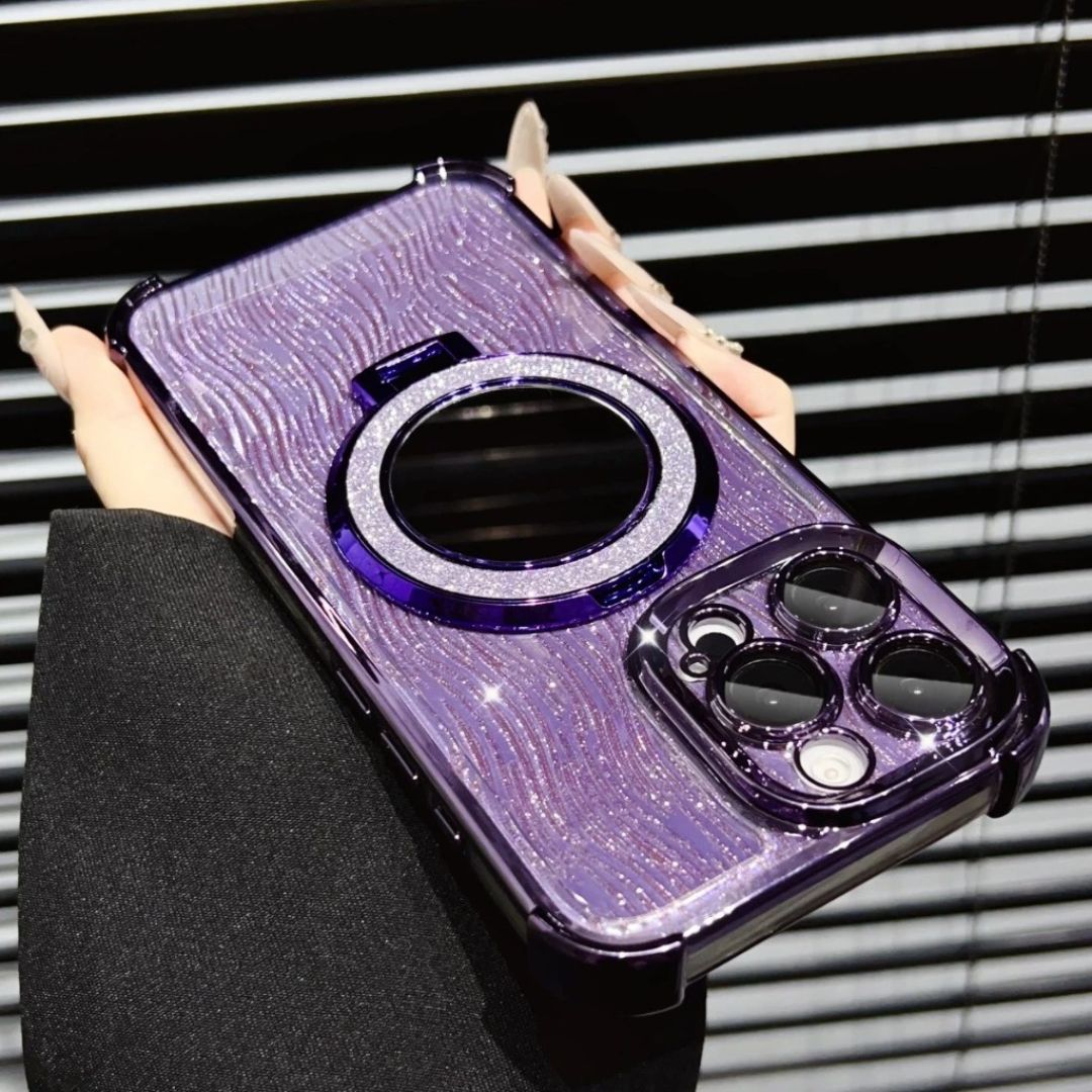 iPhone Glitter Diamond Case with Mirror