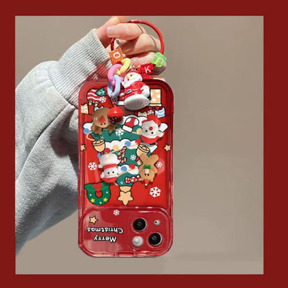 iPhone Christmas Case with Strap