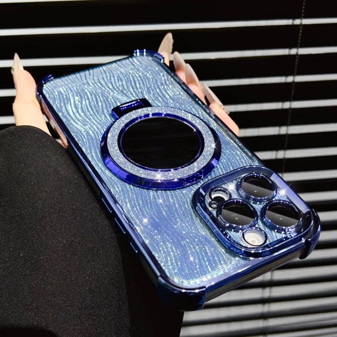 iPhone Glitter Diamond Case with Mirror