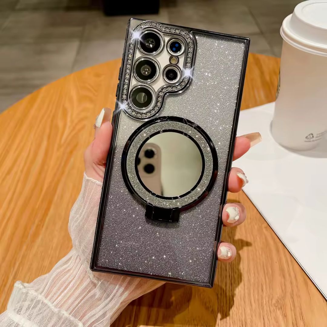 Samsung Glitter Diamond Case with Mirror