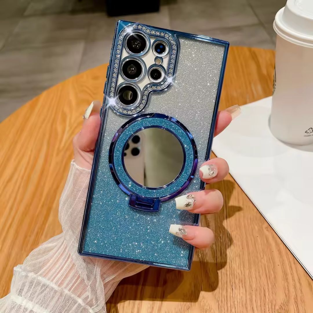 Samsung Glitter Diamond Case with Mirror