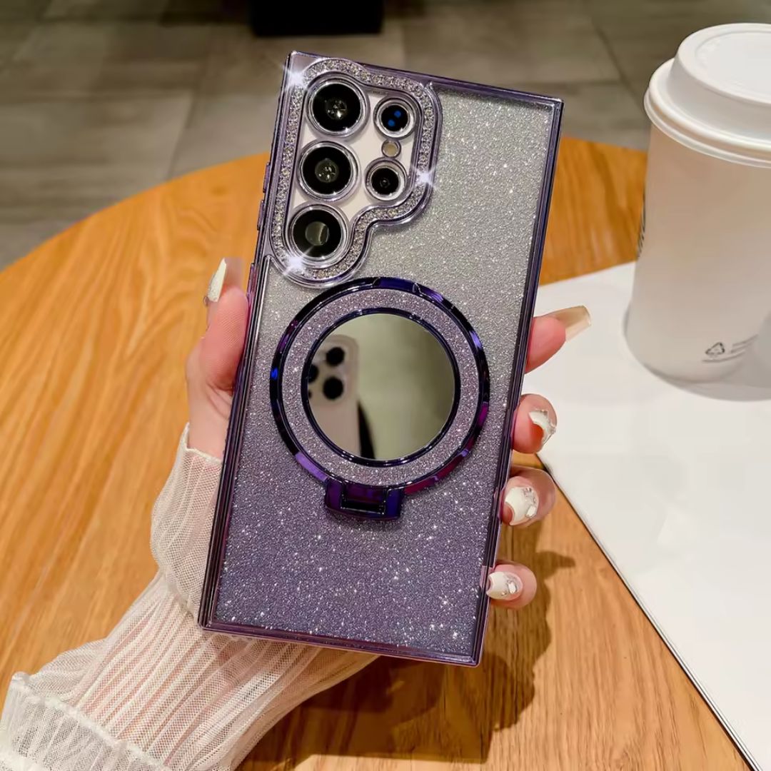 Samsung Glitter Diamond Case with Mirror