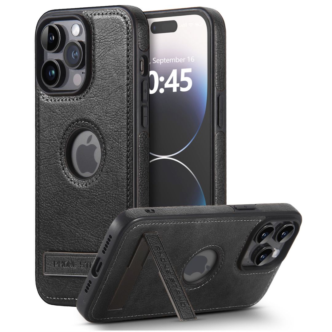 iPhone Leather Logo Highlight Case