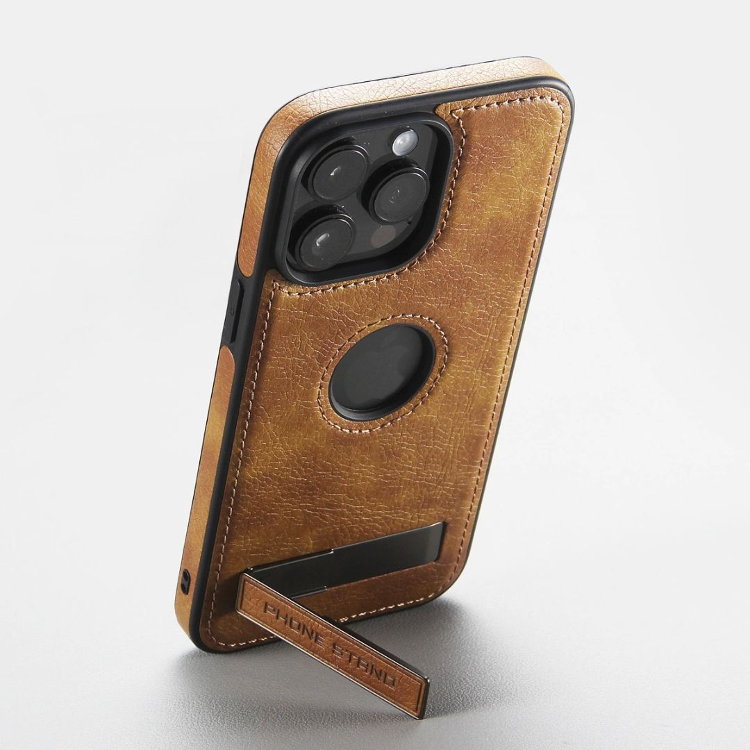iPhone Leather Logo Highlight Case