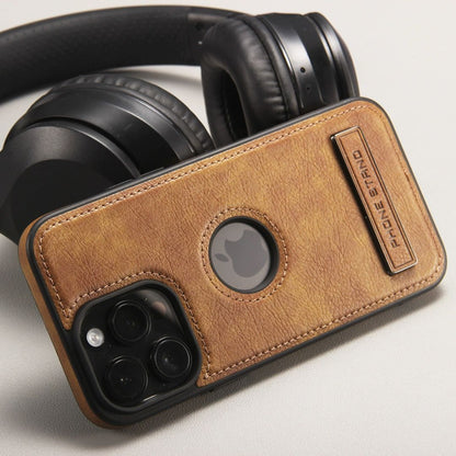 iPhone Leather Logo Highlight Case