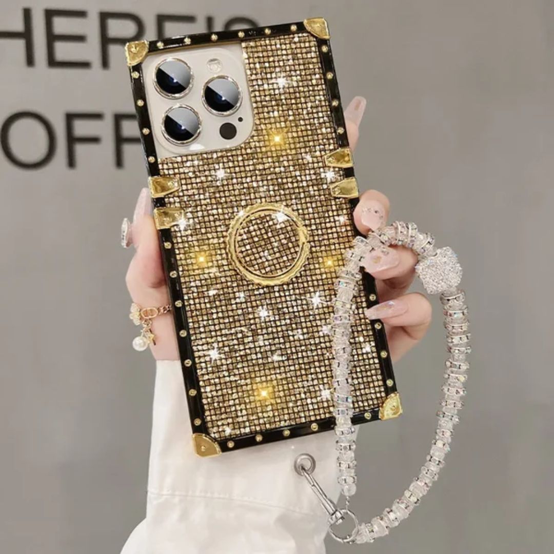 iPhone Crystal Case with Wrist Strap
