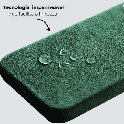 iPhone Alcantara Case - Midnight Green