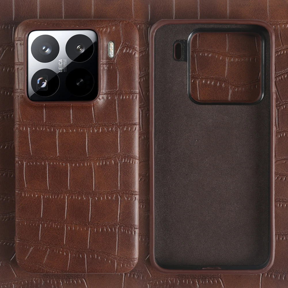 Xiaomi Luxury Crocodile Leather Case: Complete Shockproof Protection and Elegance